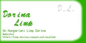 dorina limp business card